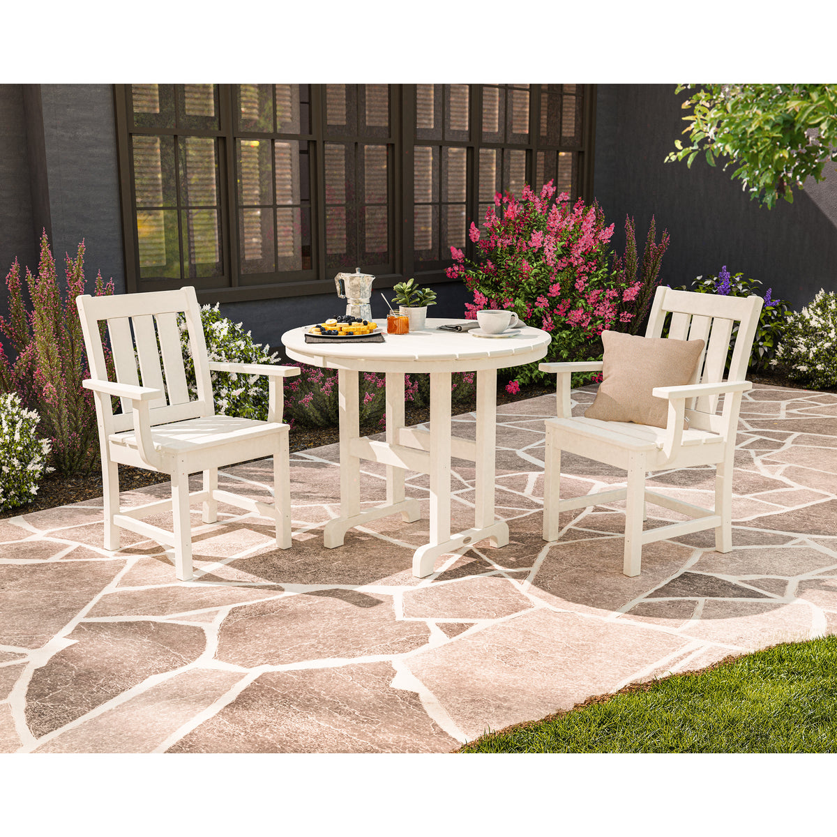 Oxford 3-Piece Farmhouse Dining Set - Main Image