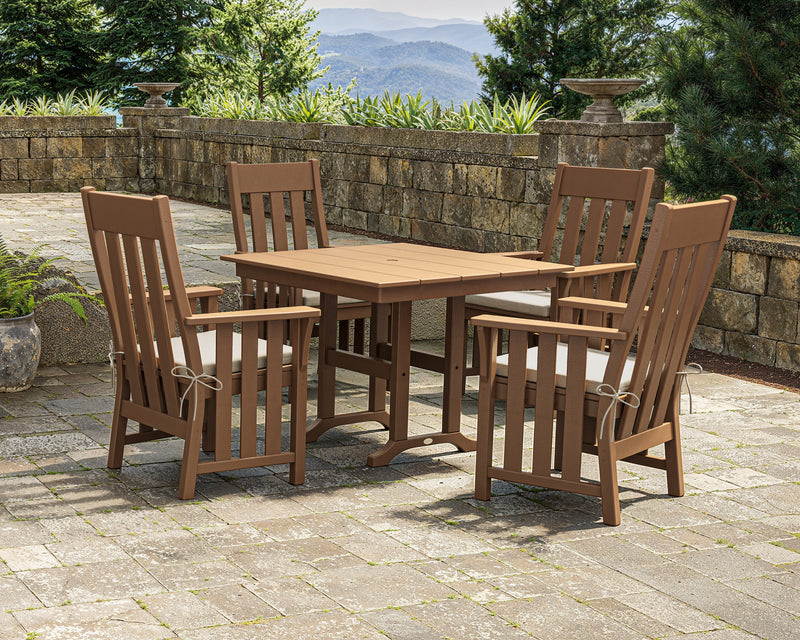 Acadia 5-Piece Farmhouse Dining Set
