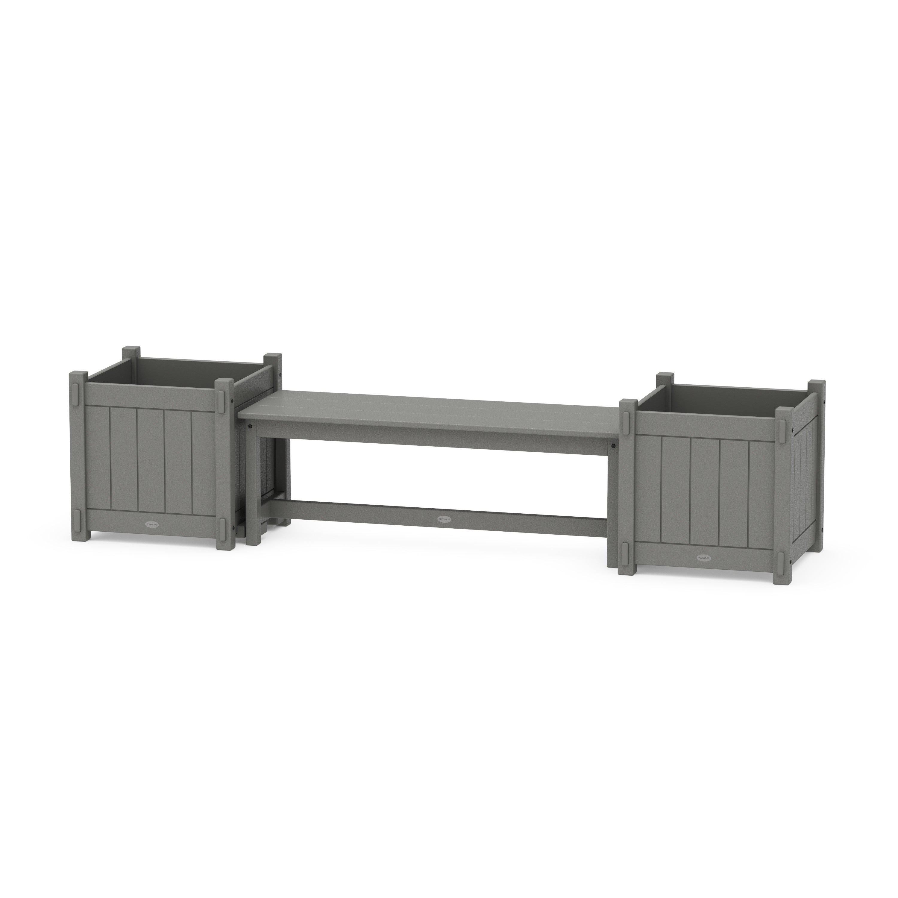 48" Vineyard Straight Planter Bench Set - Large