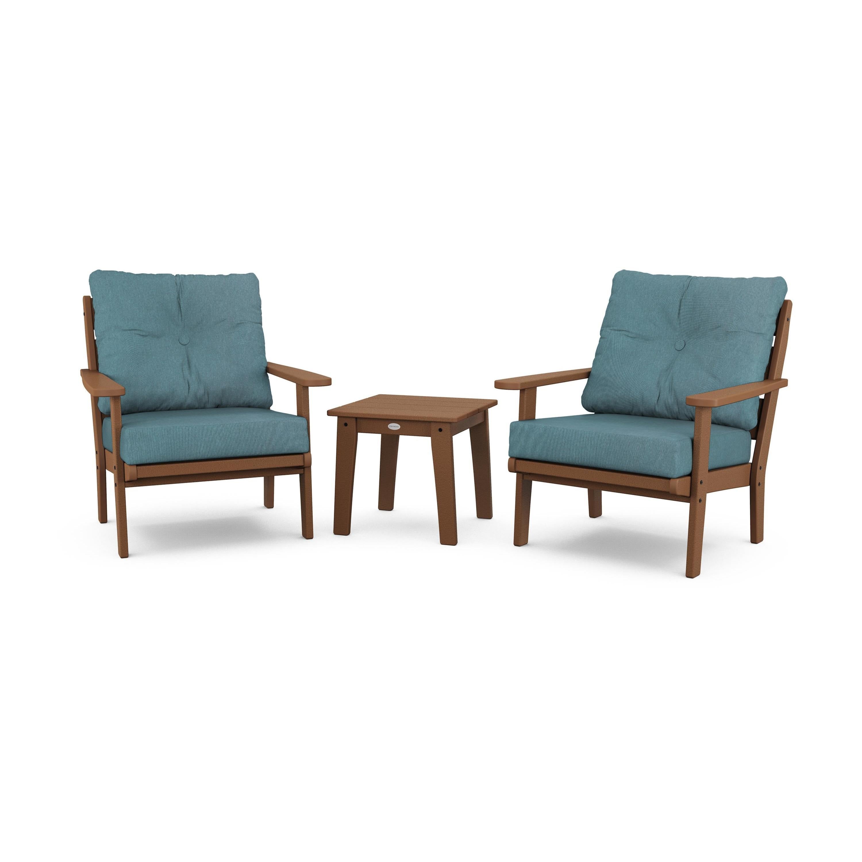 Lakeside 3-Piece Deep Seating Chair Set