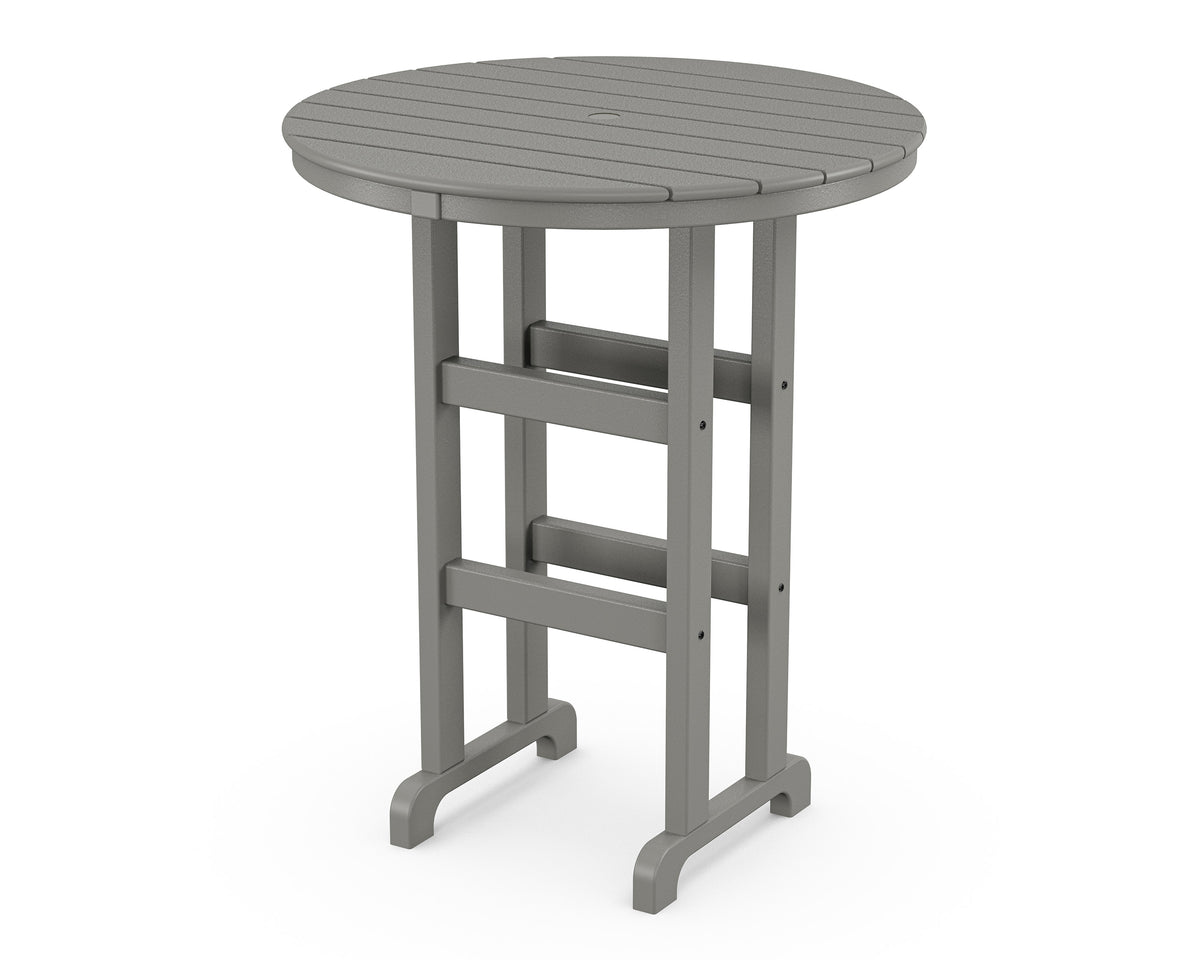 36" Round Farmhouse Bar Table