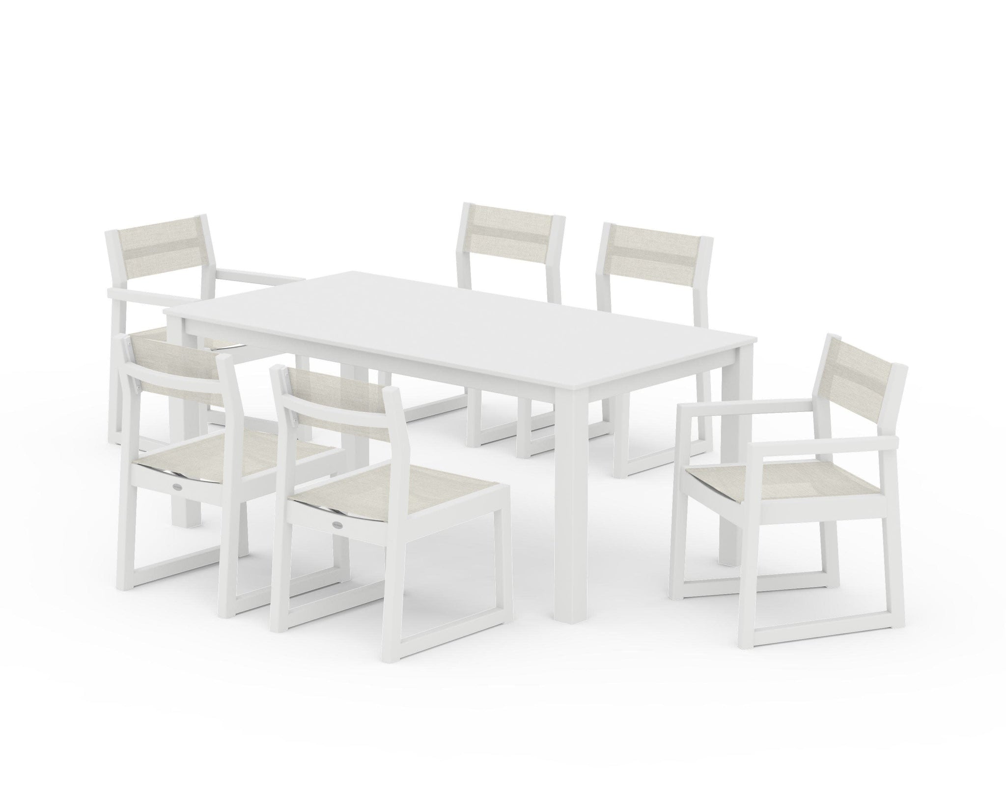 EDGE Sling 7-Piece Parsons Dining Set