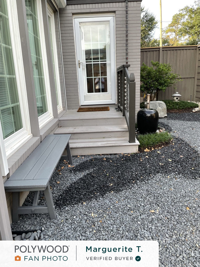Rustic Farmhouse 60" Backless Bench