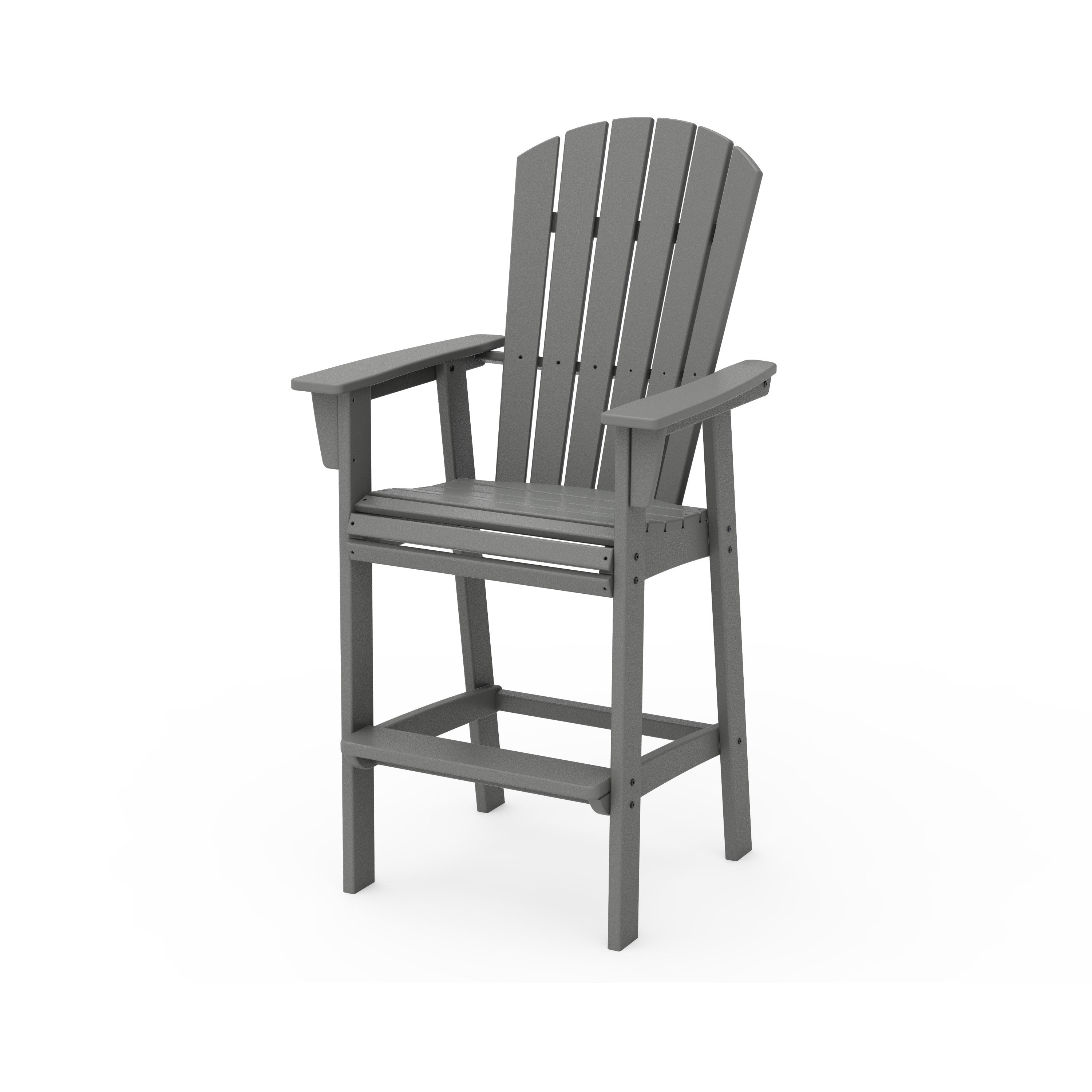 Nautical Curveback Adirondack Bar Chair