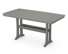 Nautical Trestle 38" x 73" Counter Table