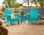 Wave 3-Piece Adirondack Set with The Ocean Chair