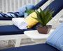 Nautical Chaise with Wheels