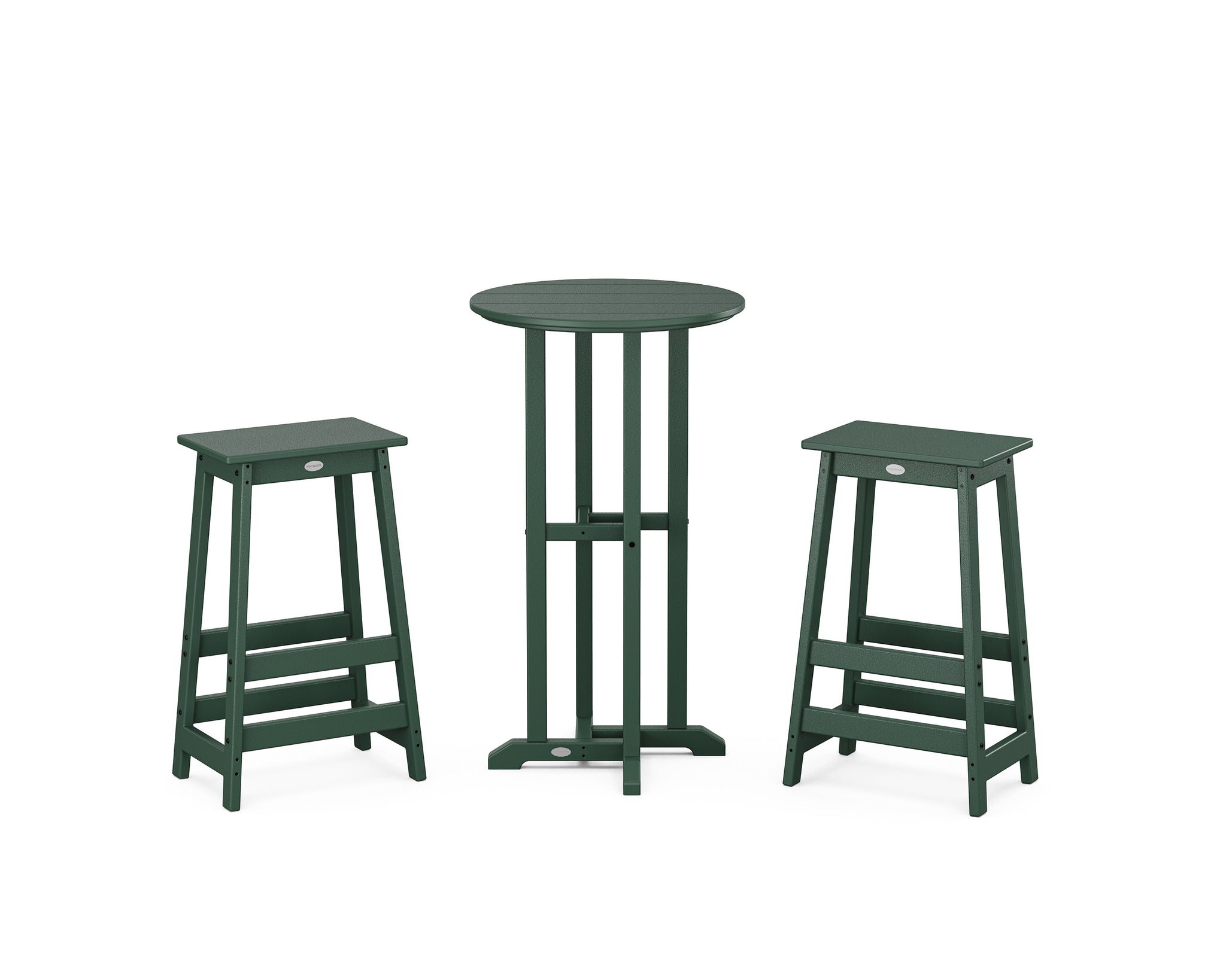 Modern Studio Bar Stool 3-Piece Bistro Set