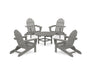 Classic Folding Adirondack 5-Piece Conversation Group