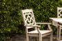 Chinoiserie 5-Piece Farmhouse Counter Set with Trestle Legs