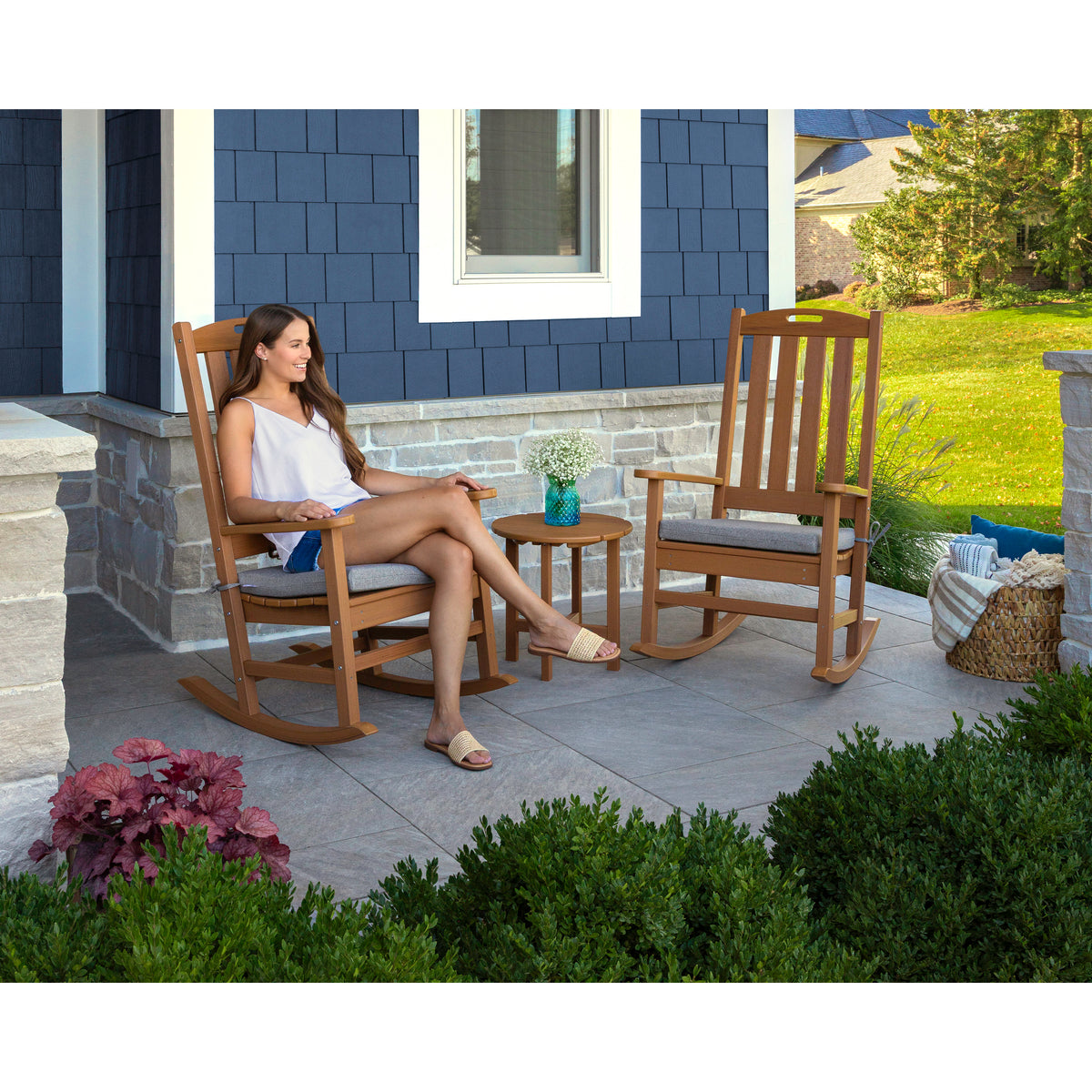 Nautical Porch Rocking Chair