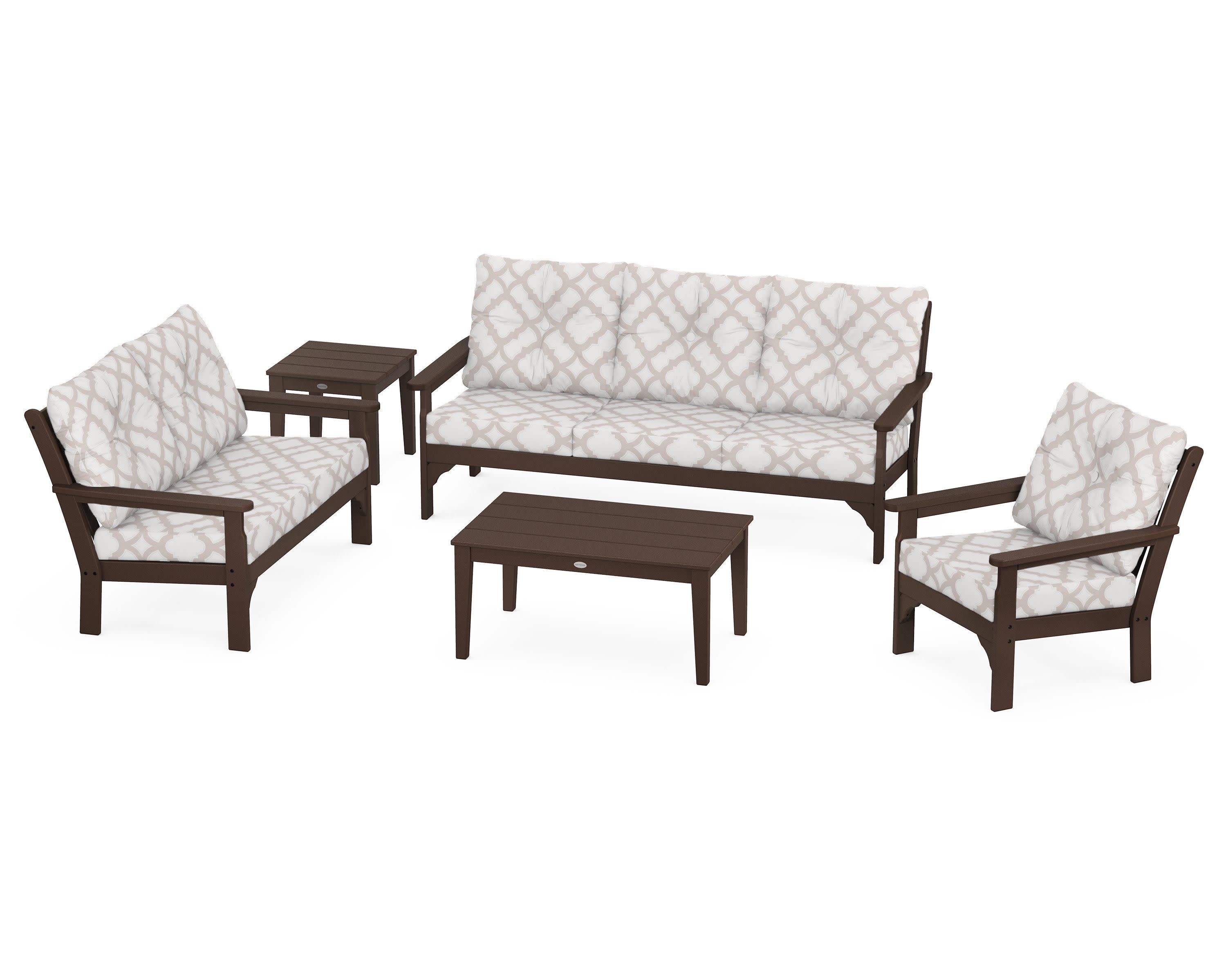 Vineyard 5 Piece Deep Seating Set