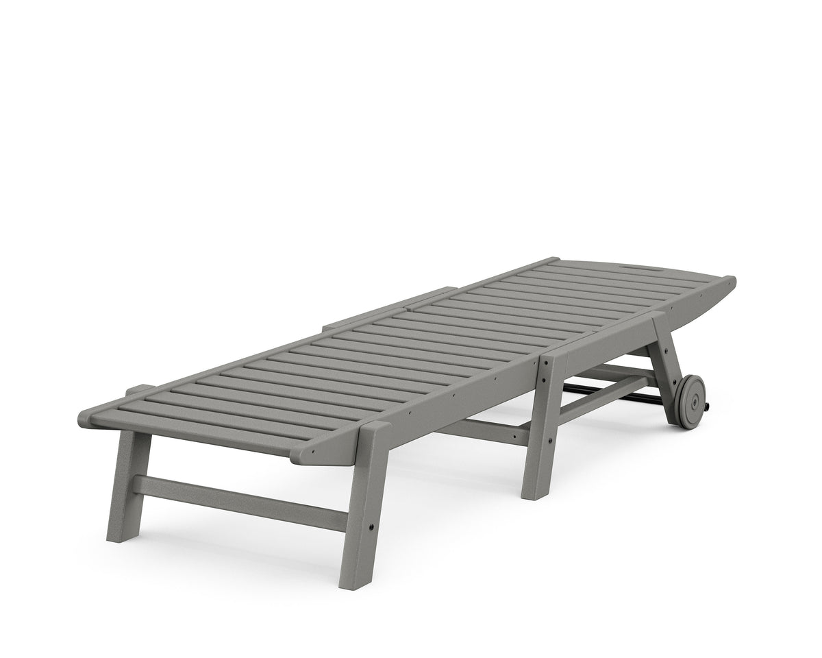 Nautical Chaise with Wheels
