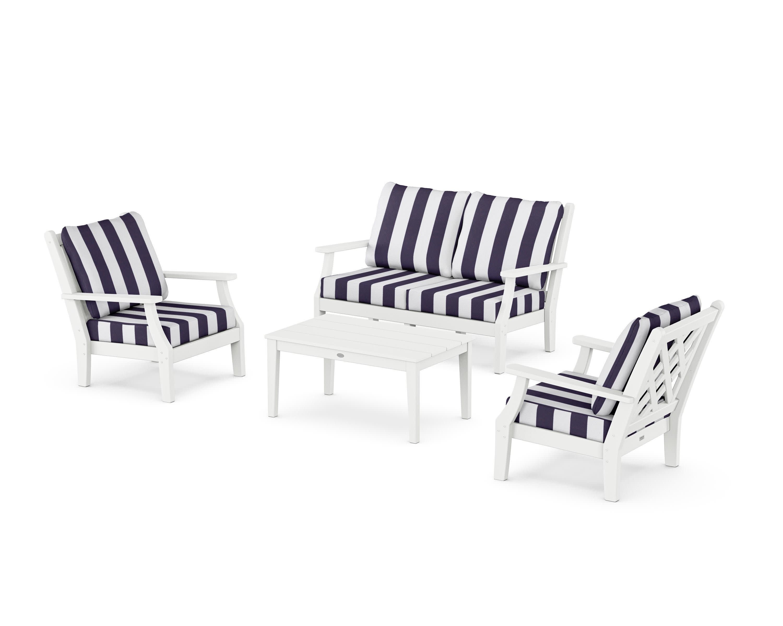 Wovendale 4-Piece Deep Seating Set with Loveseat