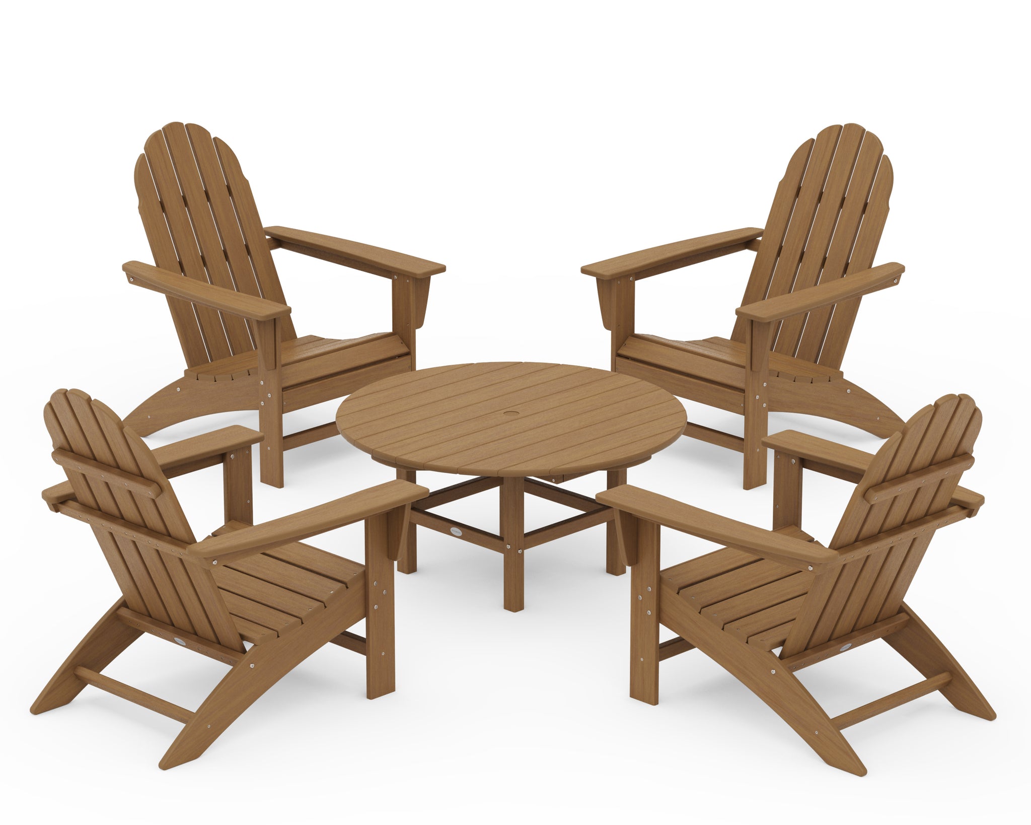 Vineyard 5-Piece Adirondack Chair Conversation Set