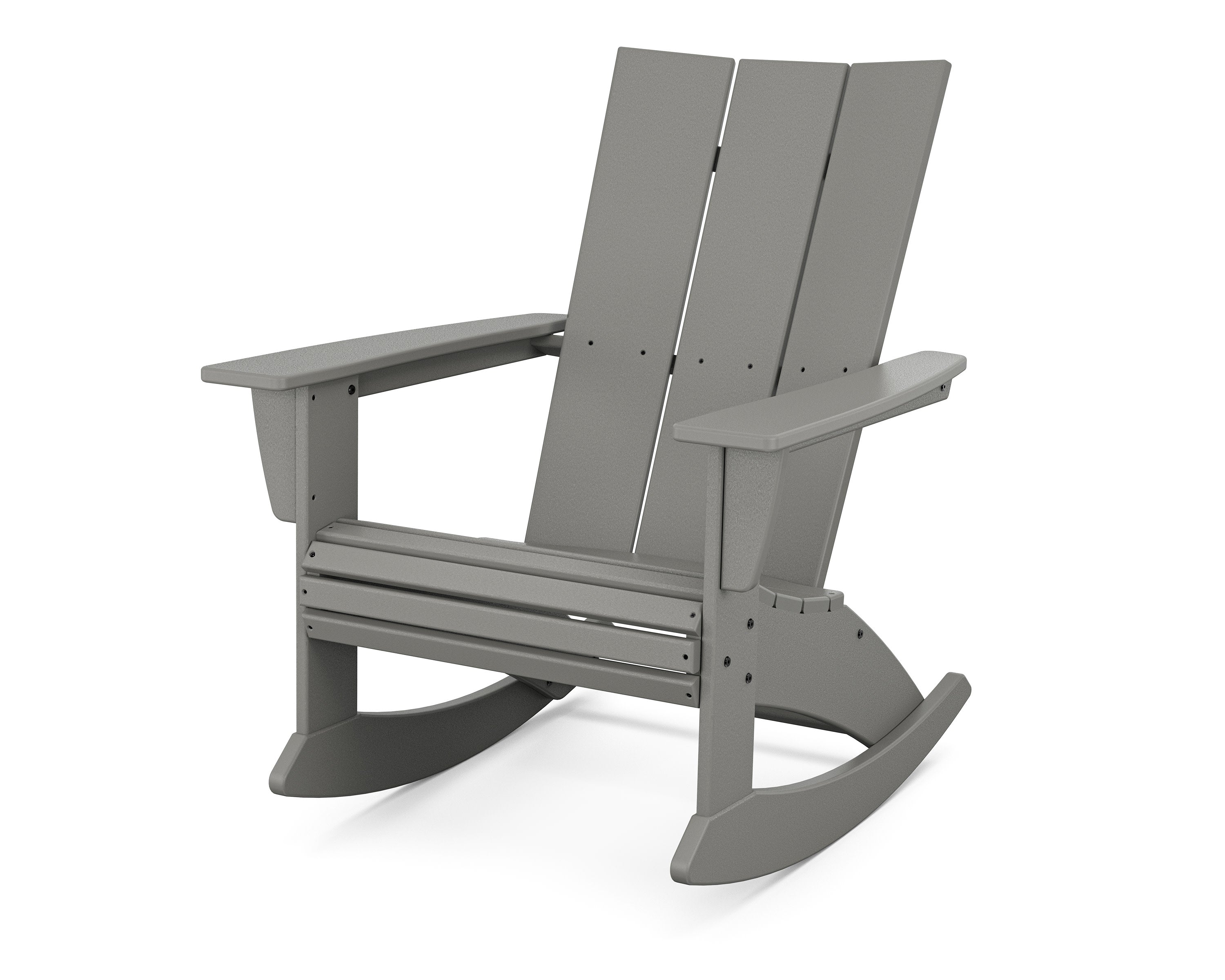 Modern Curveback Adirondack Rocking Chair