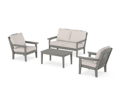 Cottage 4-Piece Deep Seating Set with Loveseat