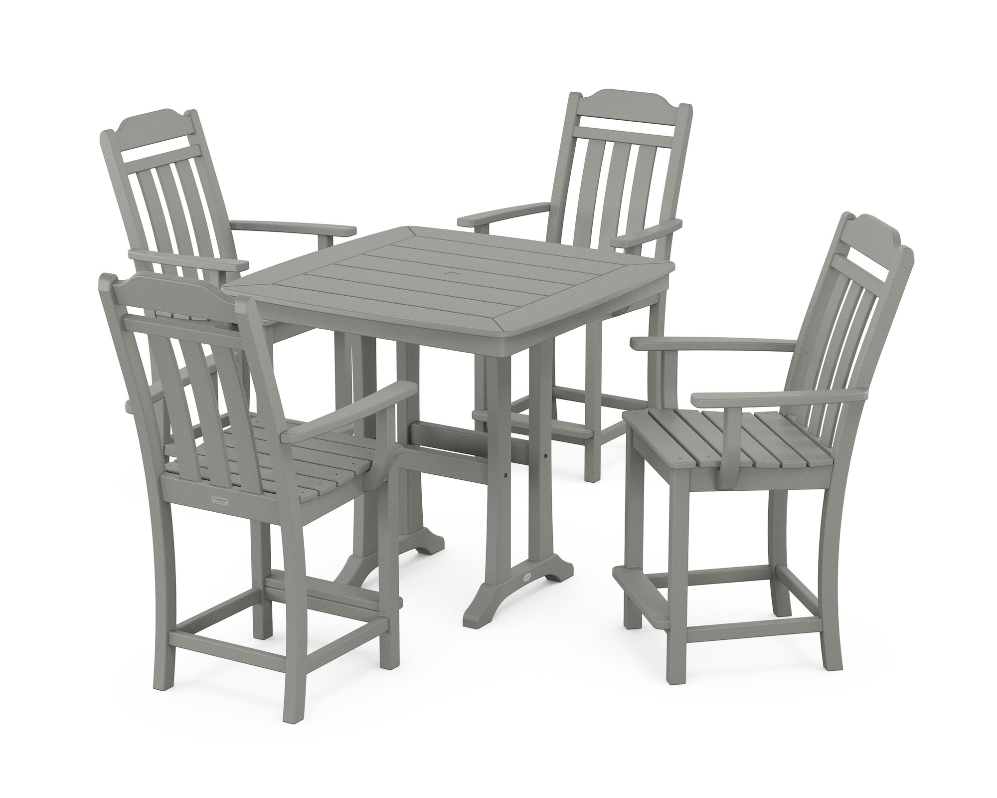 Cottage 5-Piece Counter Set with Trestle Legs