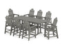 Long Island 9-Piece Counter Set with Trestle Legs