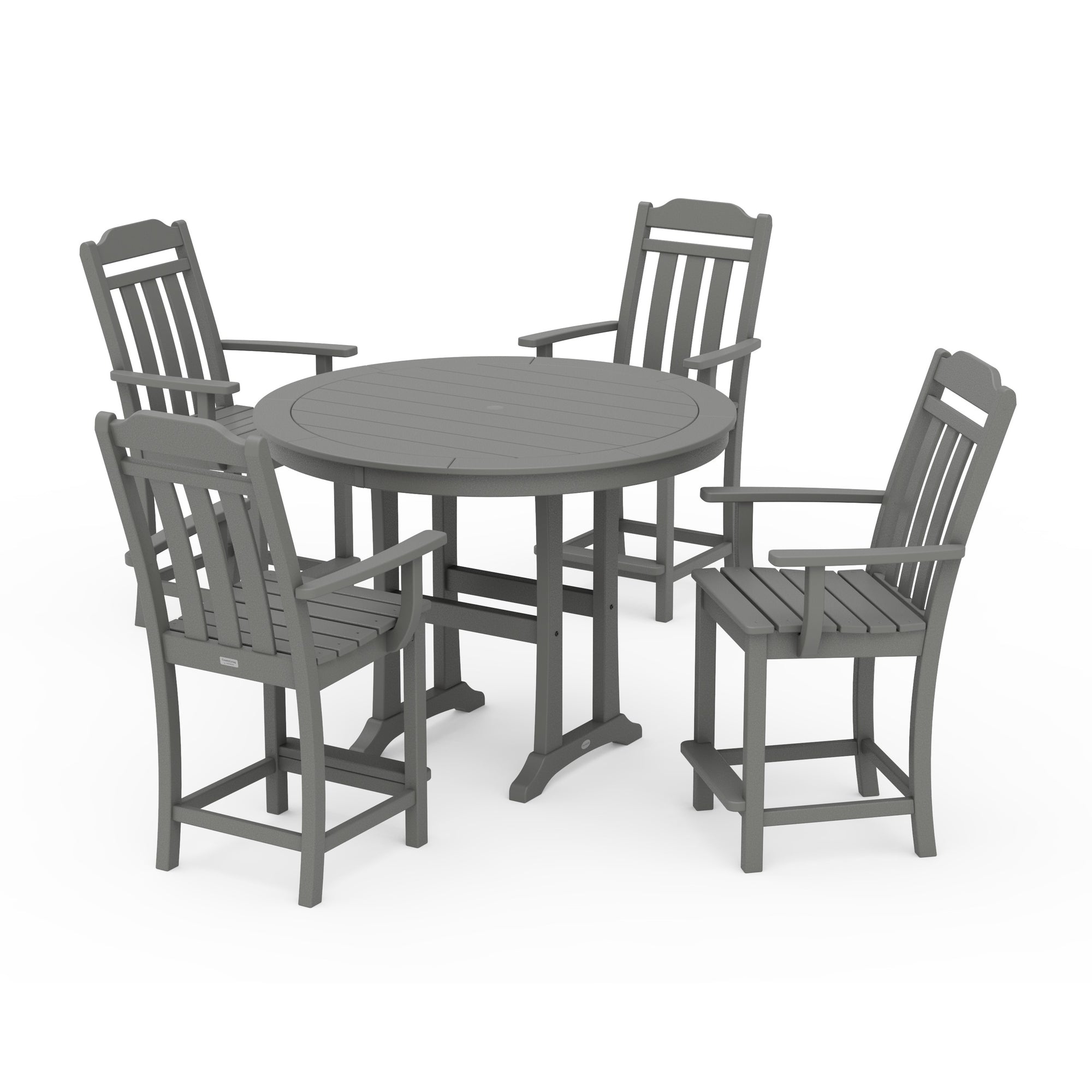 Cottage 5-Piece Round Counter Set