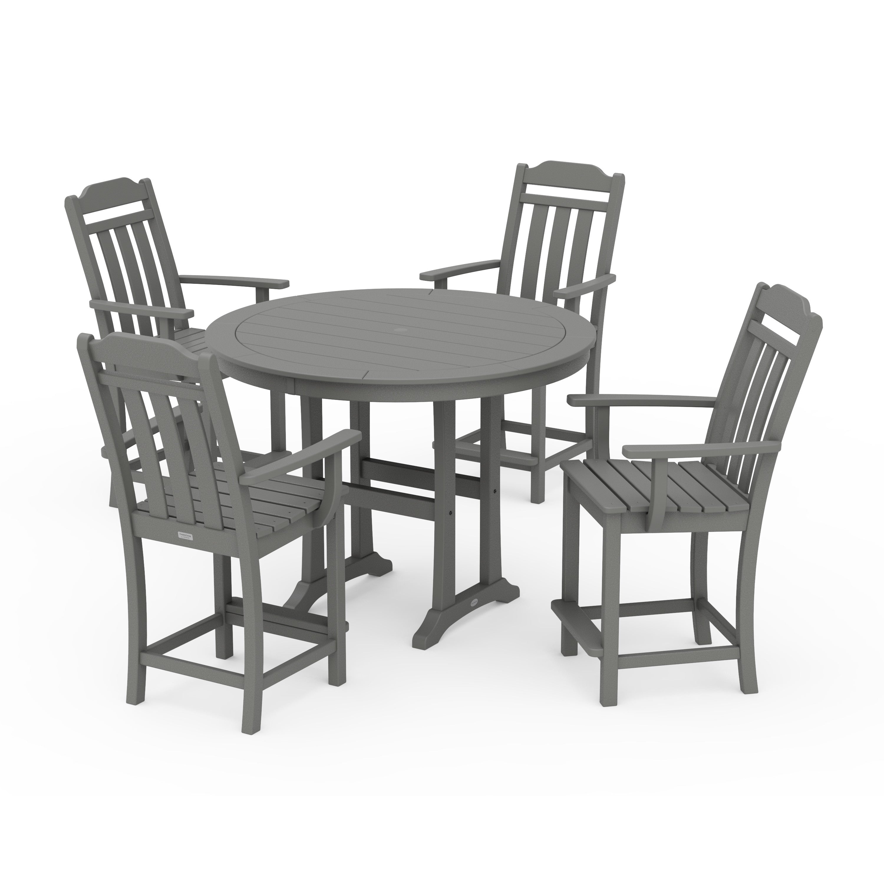 Cottage 5-Piece Round Counter Set