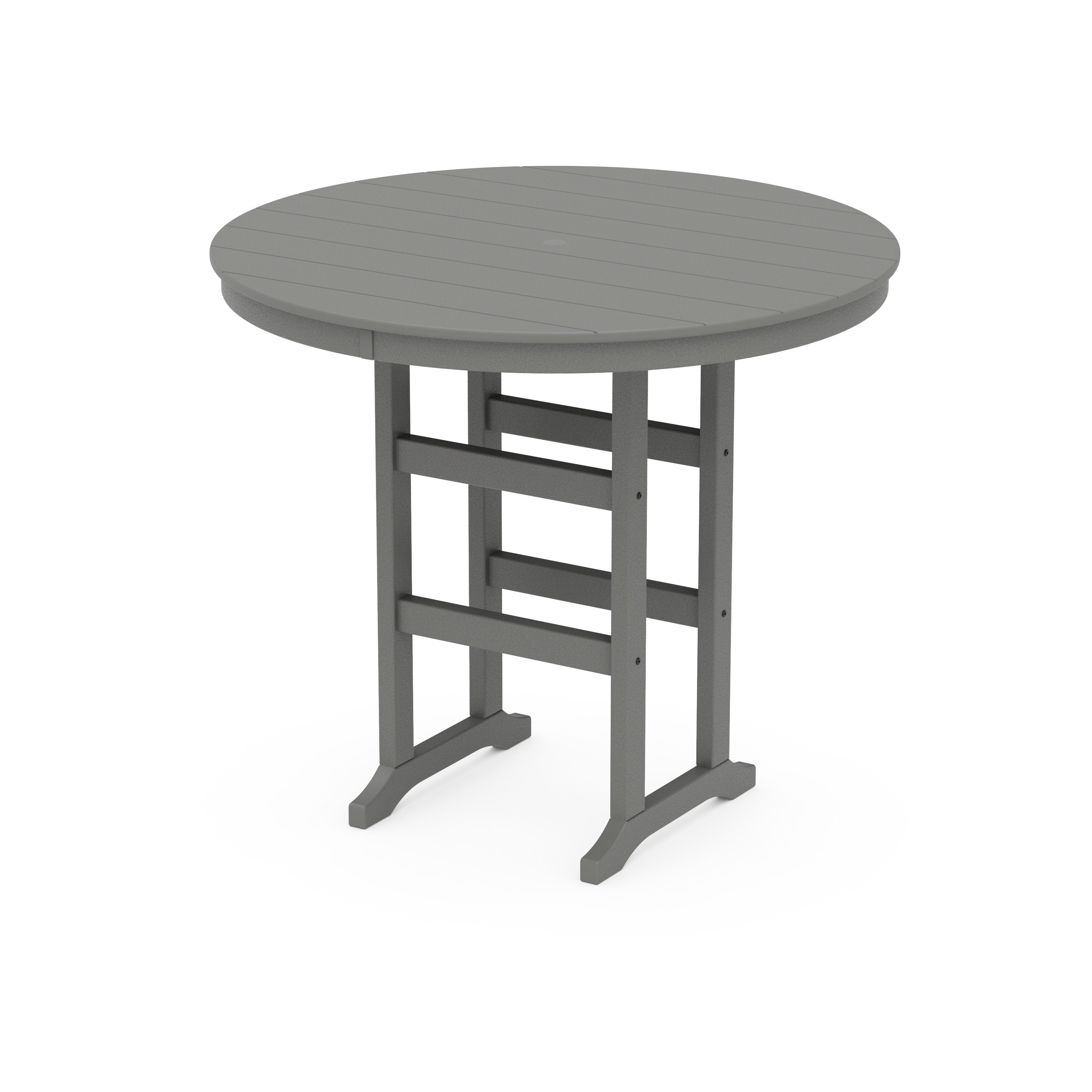 48" Round Farmhouse Bar Table - Thumbnail 2