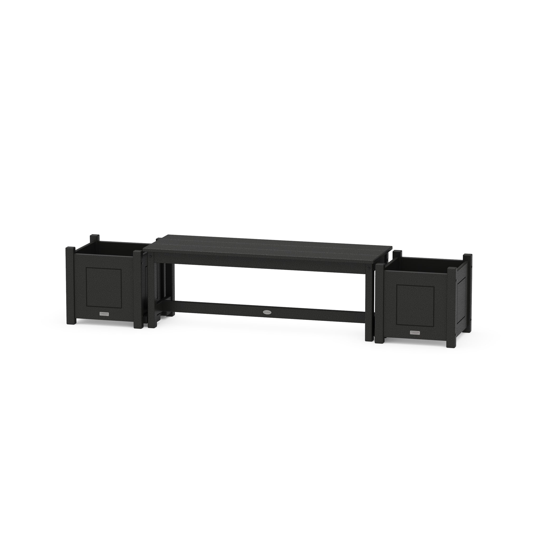 48" Country Living Straight Planter Bench Set