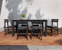 Modern Studio Plaza Chair 7-Piece Parsons Table Dining Set