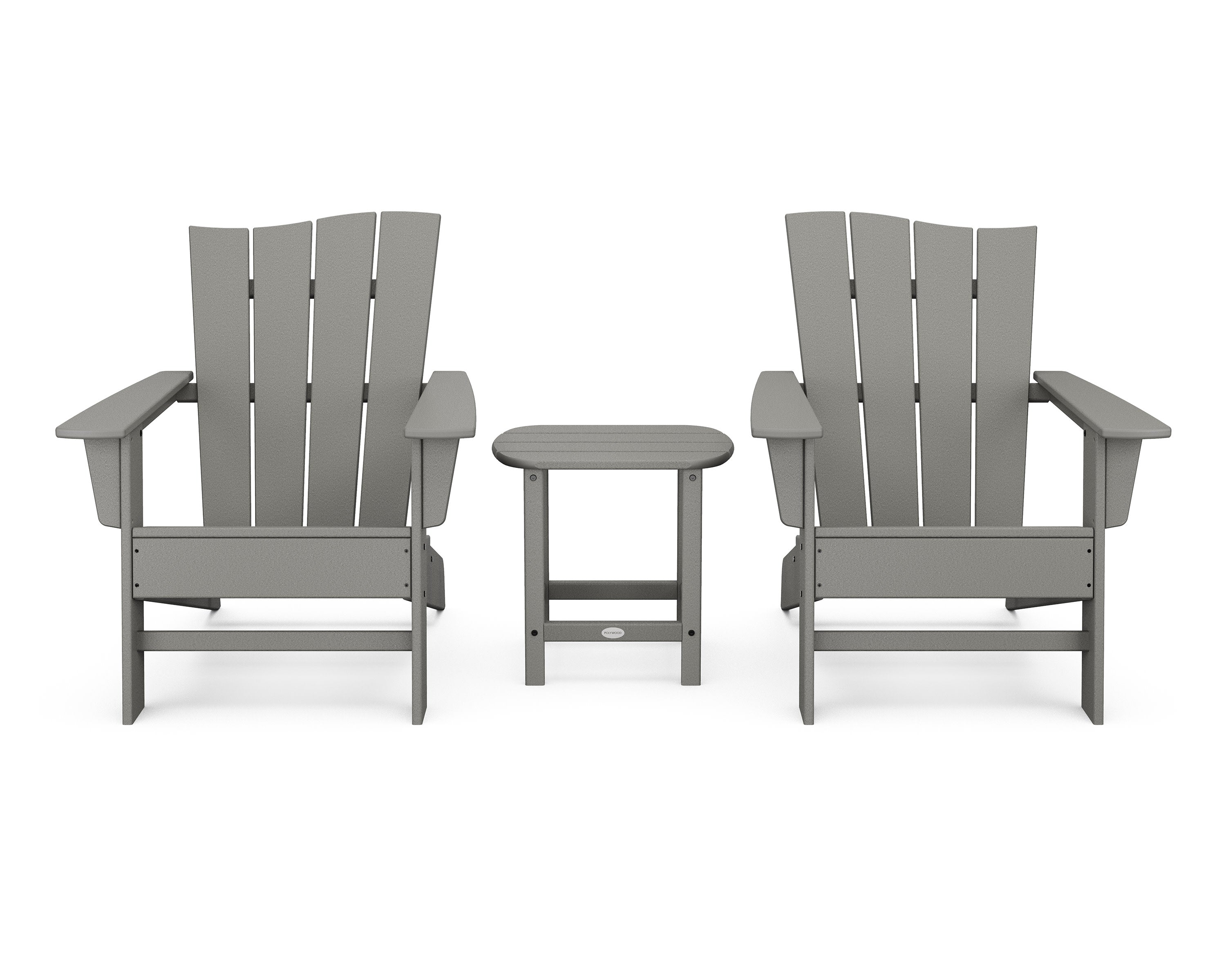 Wave 3-Piece Adirondack Chair Set