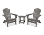 South Beach 3-Piece Folding Adirondack Set