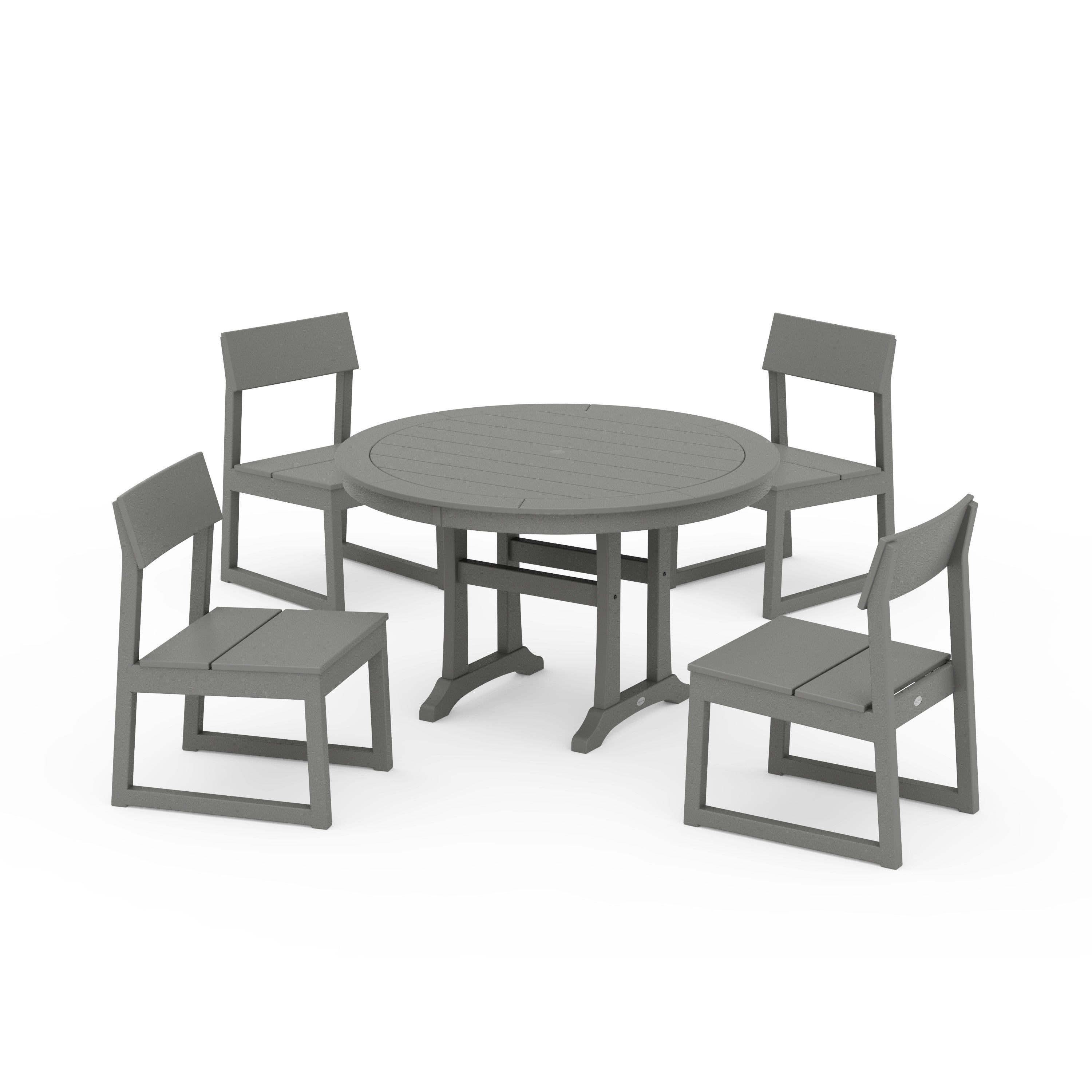 POLYWOOD EDGE Side Chair Dining Set - Thumbnail 2