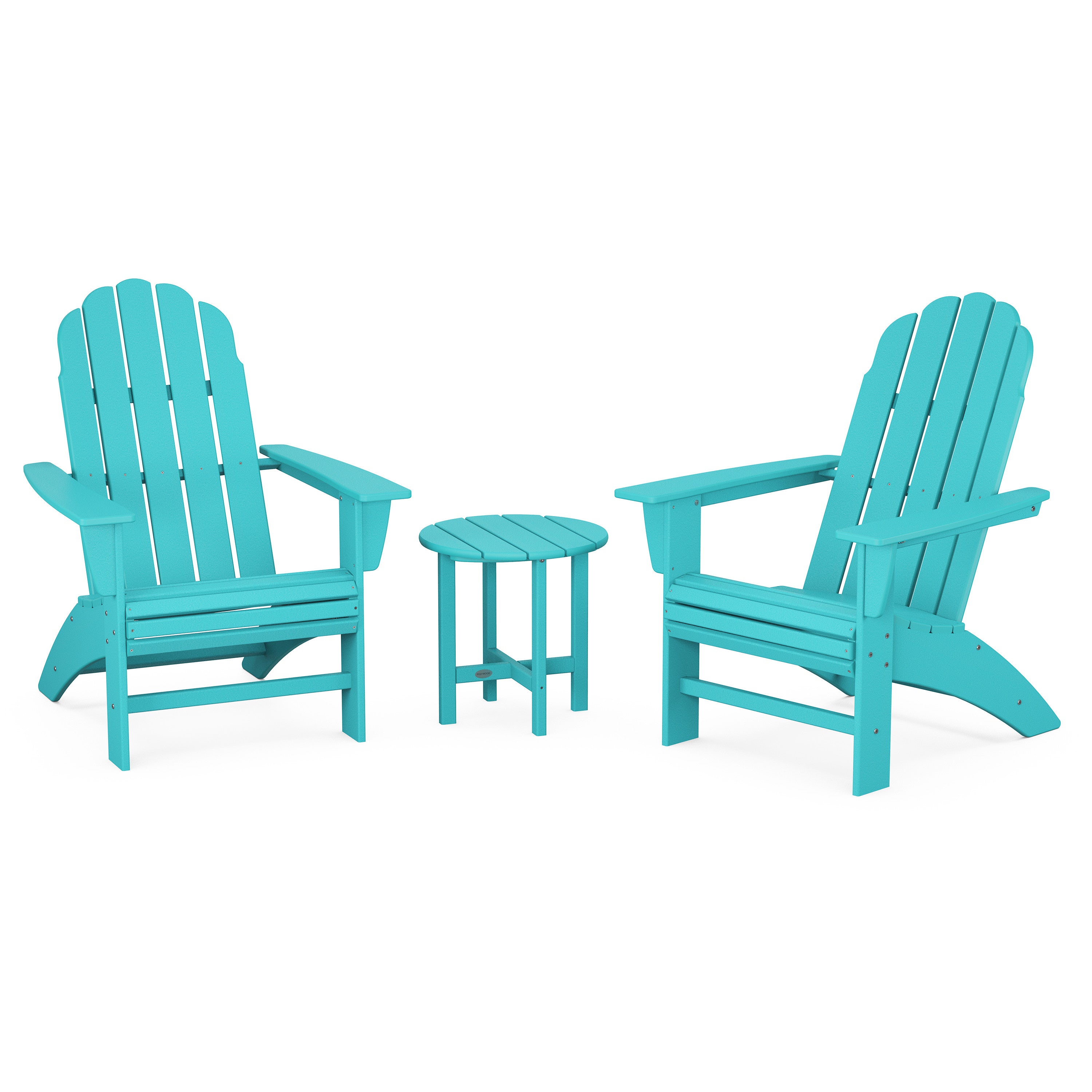 Vineyard 3-Piece Curveback Adirondack Set