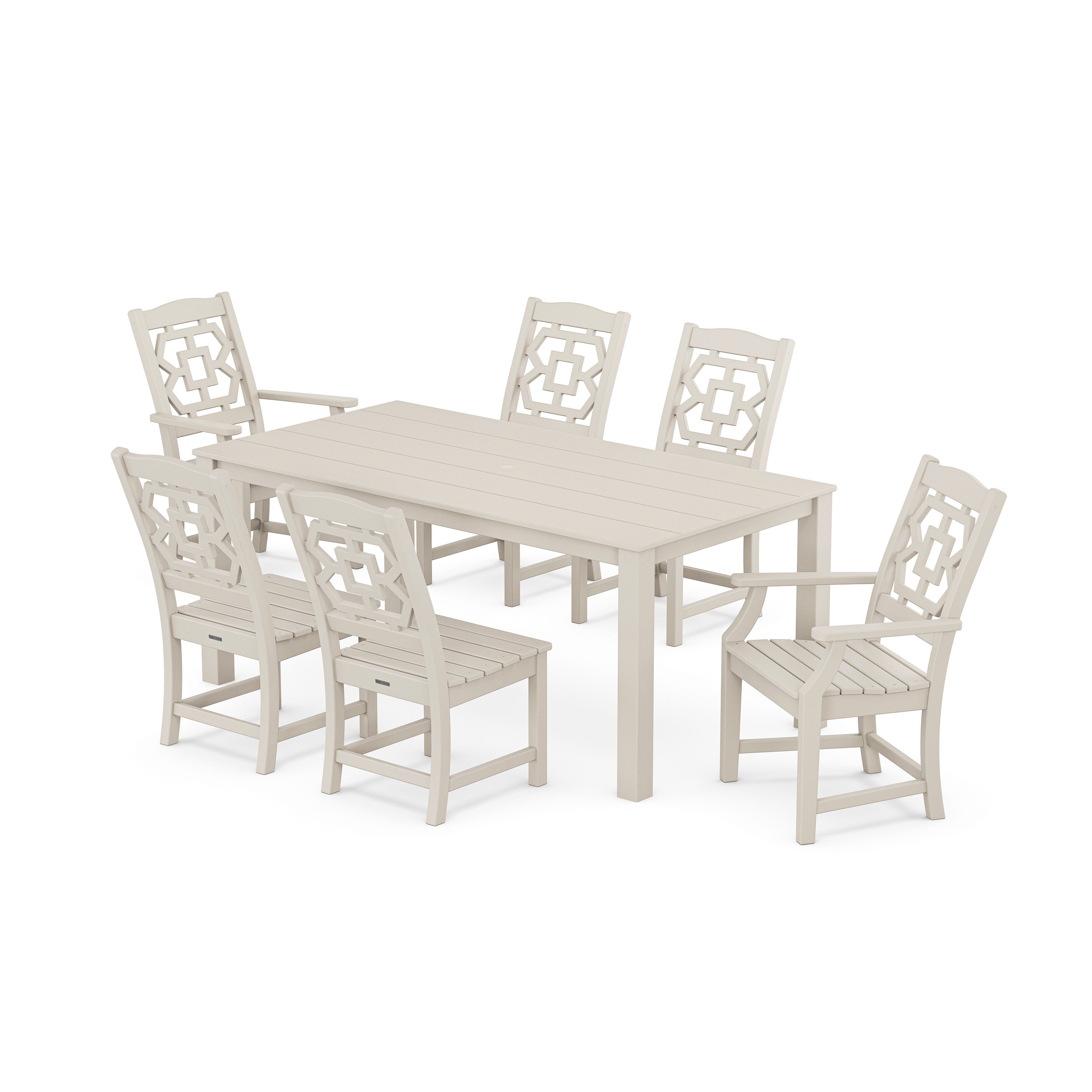 Chinoiserie 7-Piece Parsons Dining Set