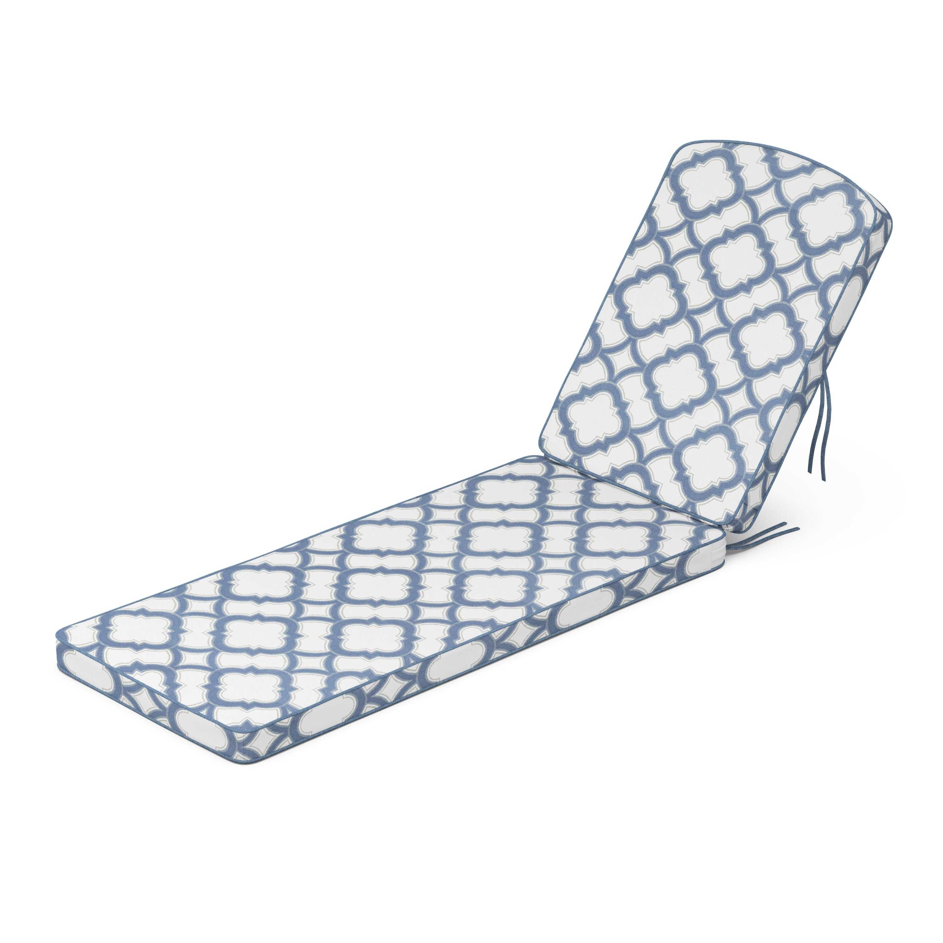 Chinoiserie Chaise Cushion