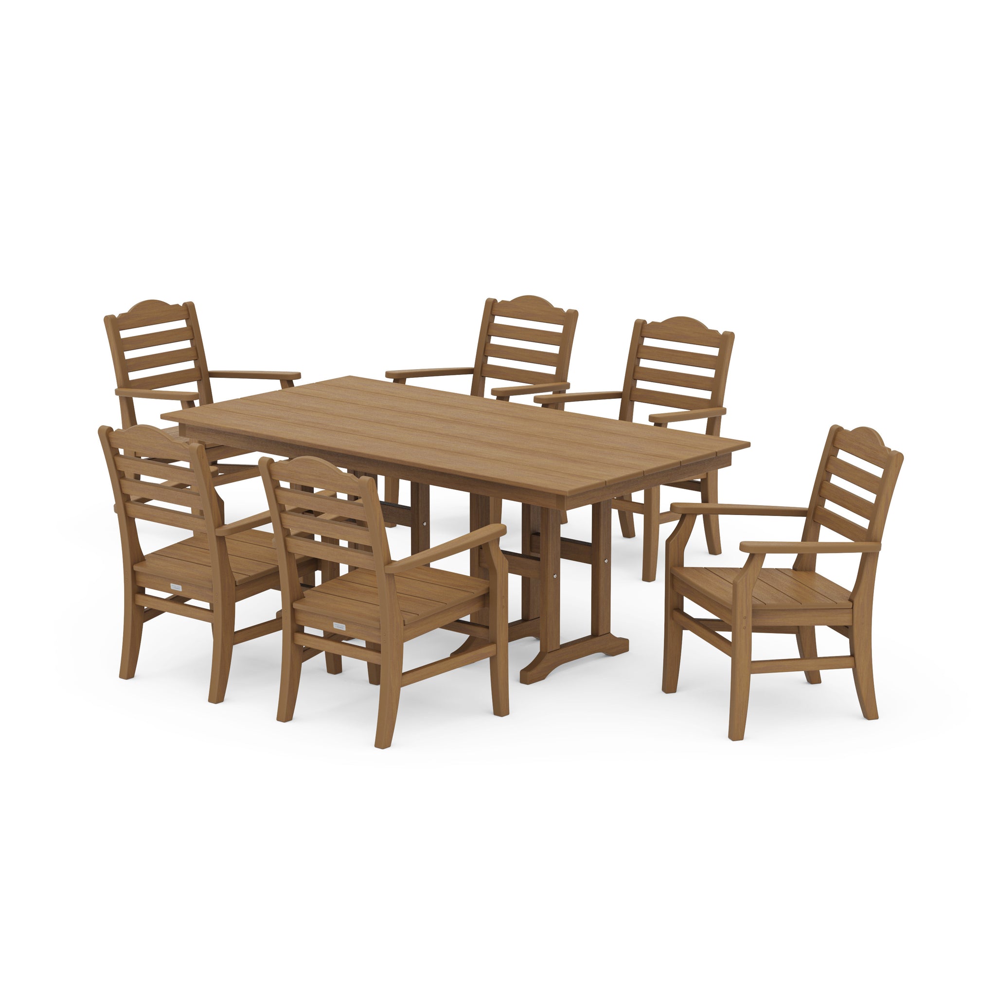 Savannah Arm Chair 7-Piece Farmhouse Dining Set