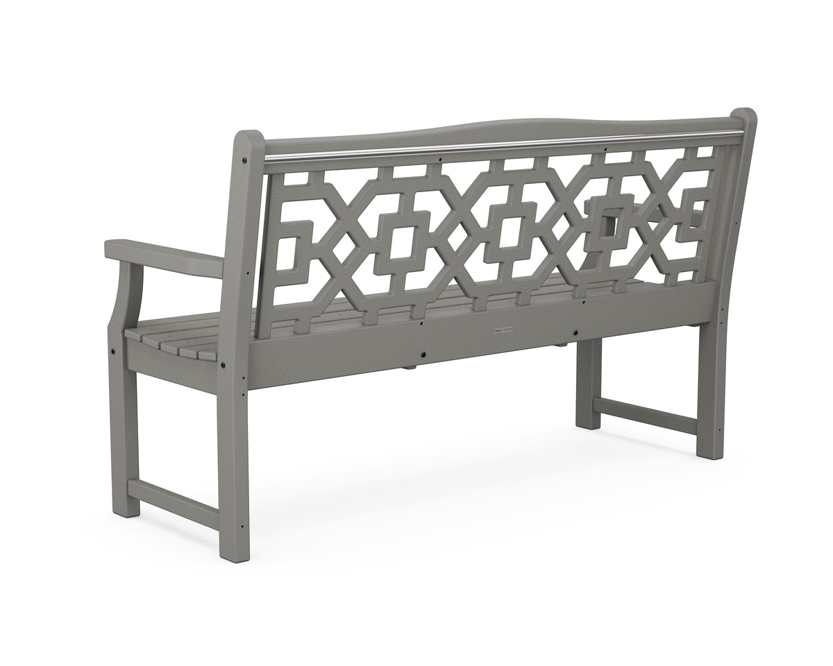 Chinoiserie 60" Garden Bench