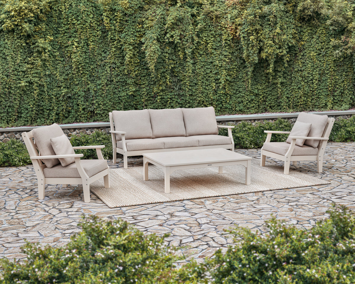 Chinoiserie 4-Piece Deep Seating Set with Sofa