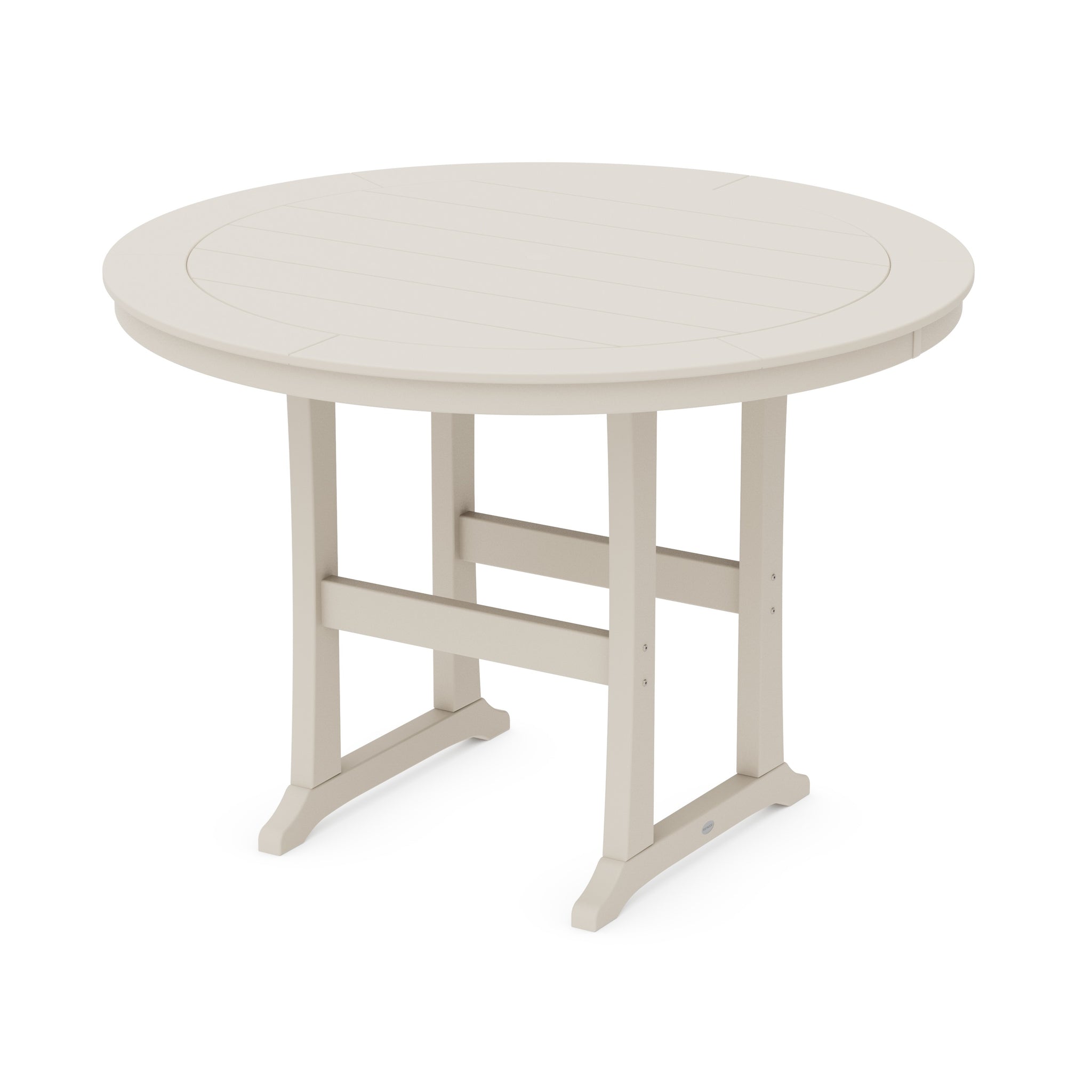 Nautical Trestle 60" Round Bar Table