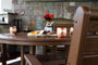 Signature 5-Piece Round Dining Set with Trestle Legs
