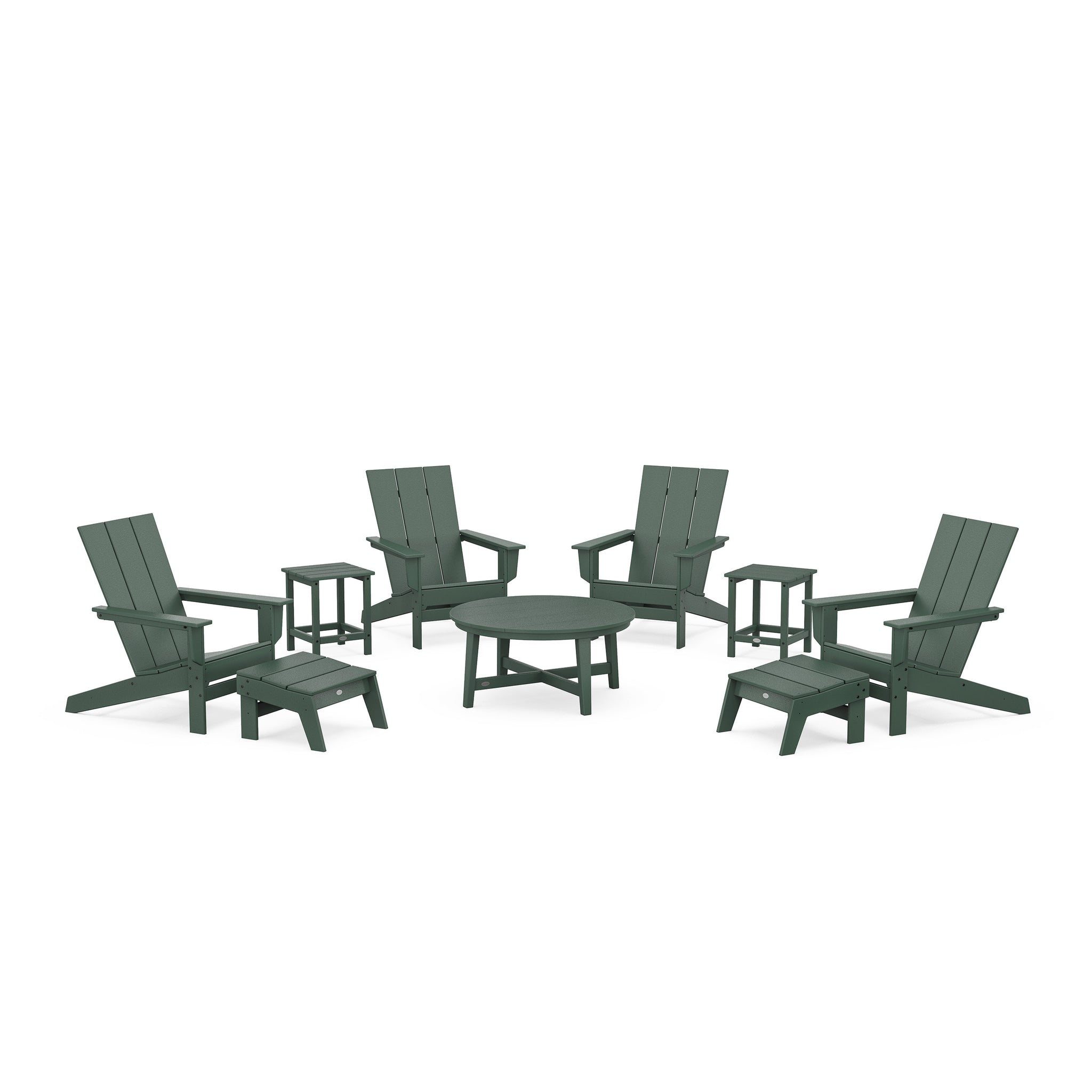 Modern Studio Adirondack 9-Piece Conversation Set