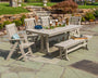 Farmhouse Trestle 65" Bench