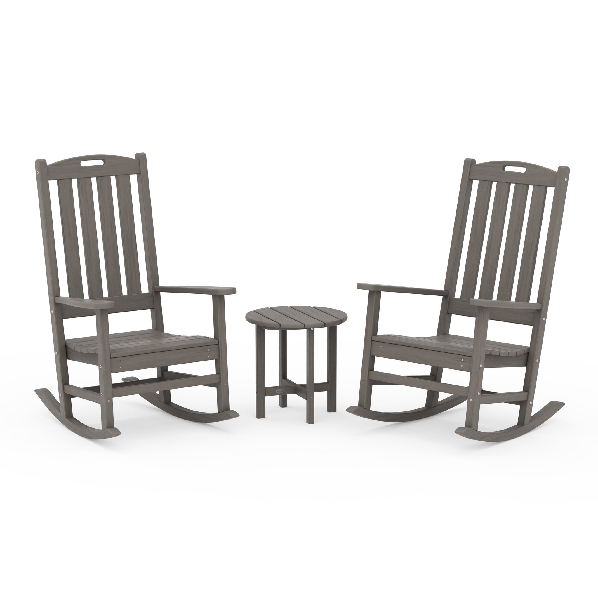 Nautical 3-Piece Porch Rocking Chair Set