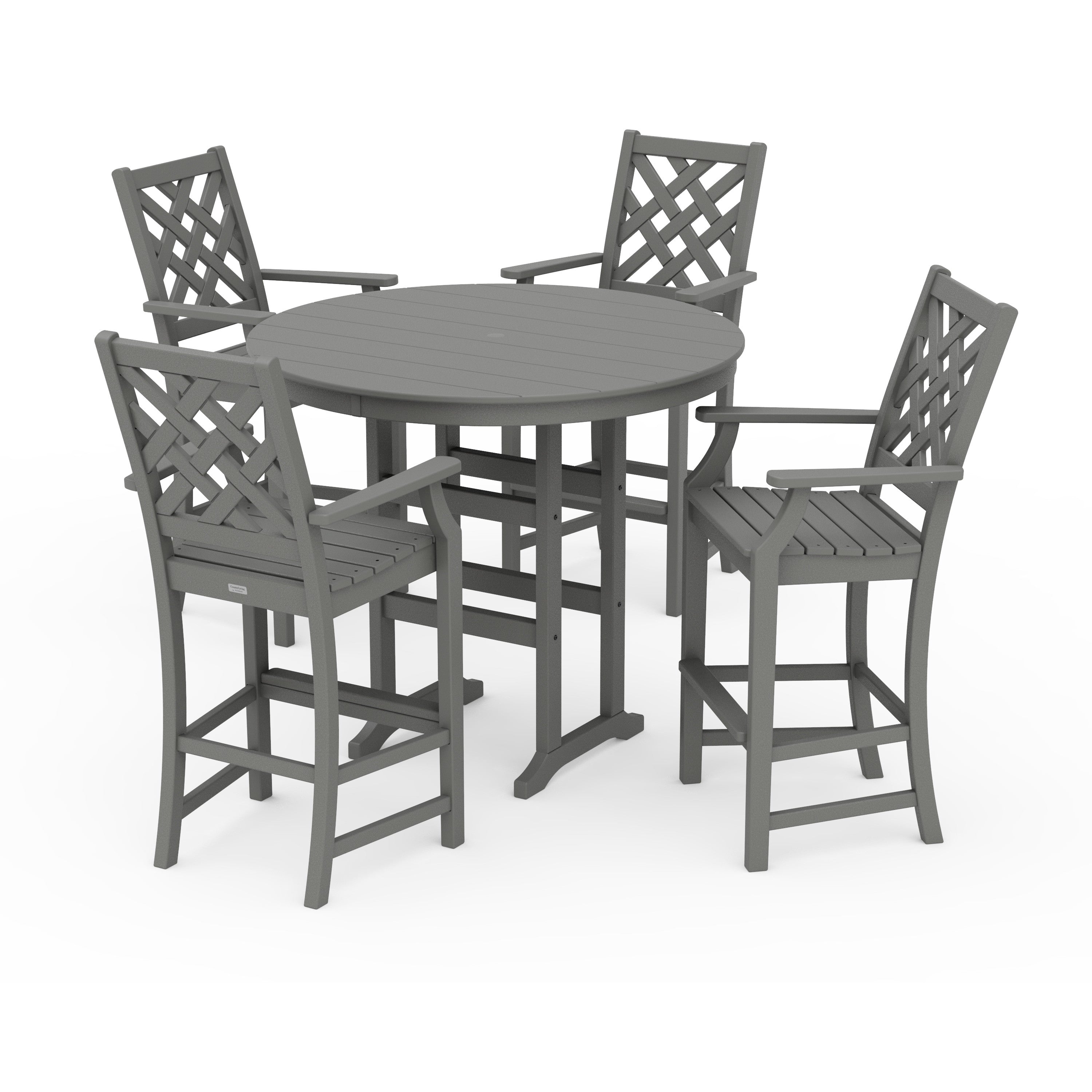 POLYWOOD Wovendale Bar Set - Thumbnail 4