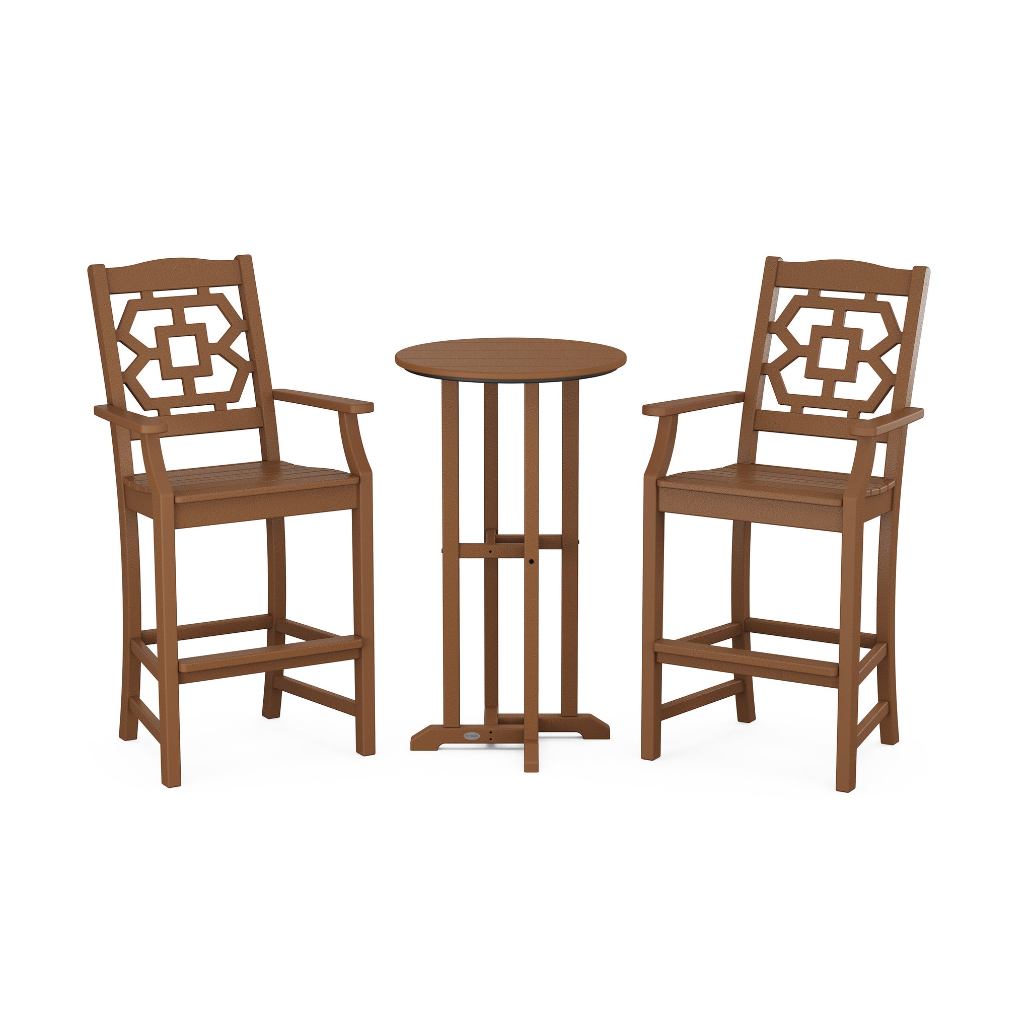 Chinoiserie 3-Piece Farmhouse Bar Set