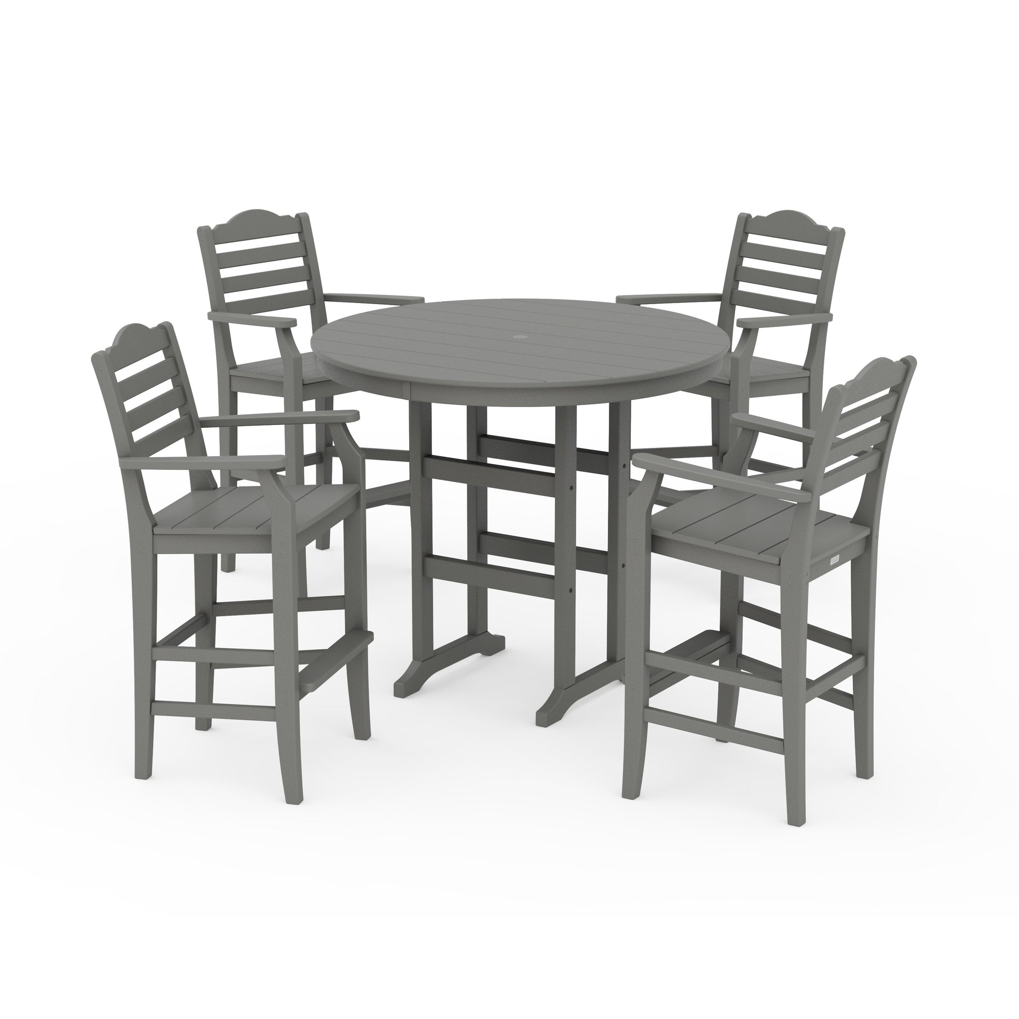 Savannah 5-Piece Round Farmhouse Bar Set