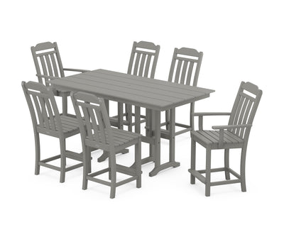 Cottage 7-Piece Farmhouse Counter Set