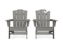 Wave 2-Piece Adirondack Chair Set with The Crest Chair
