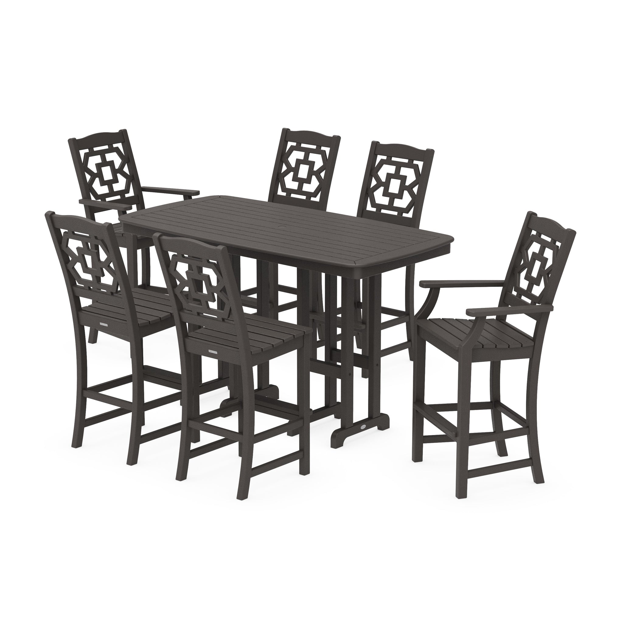 Chinoiserie 7-Piece Bar Set