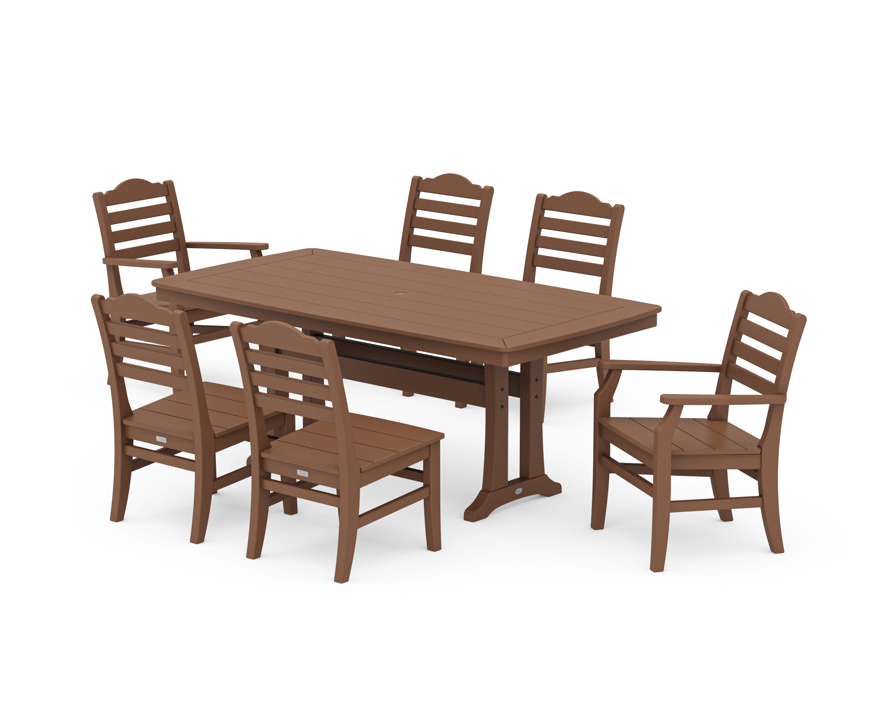 Savannah 7-Piece Dining Set with Trestle Legs