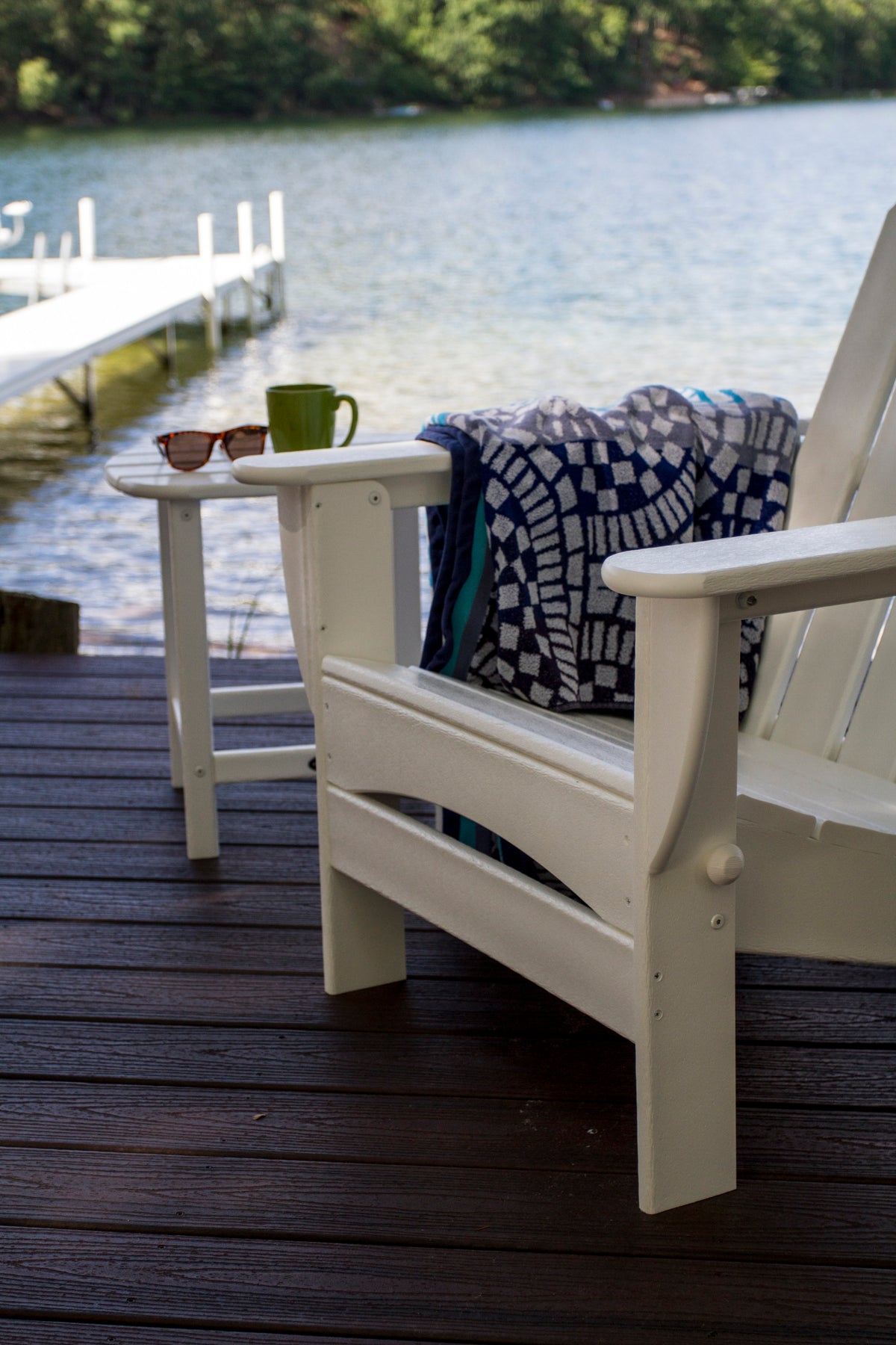 Classic Oversized Folding Adirondack Chair